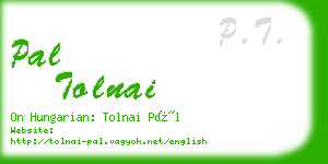 pal tolnai business card